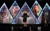 Kitty Block speaking at the To the Rescue! New York Gala