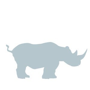 Icon of a rhino