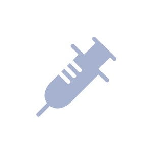 Animal testing syringe icon