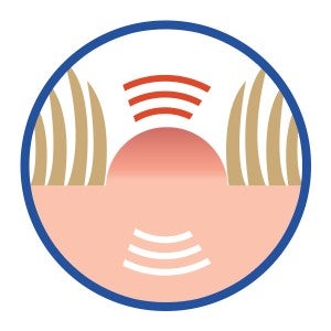 Icon illustration of a tick bite