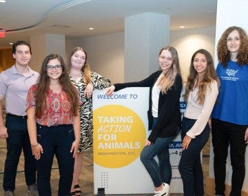 HSUS interns at the 2022 Taking Action For Animals conference