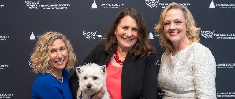 Diana DeGette receives a Humane Award at the U.S. Capitol 