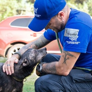 Adam Parascandola rescues dog from cruelty situation in Kingman, Kansas